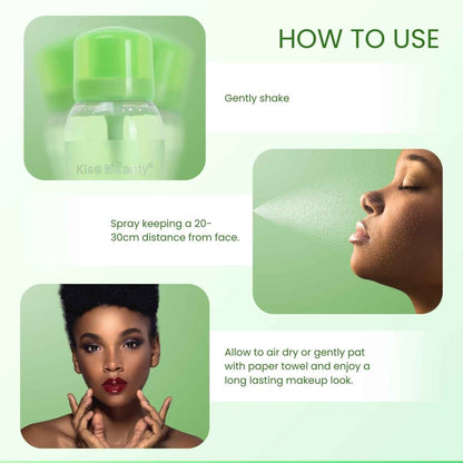 Kiss Beauty Aloe Vera Makeup Fix Spray - Bellabae -
