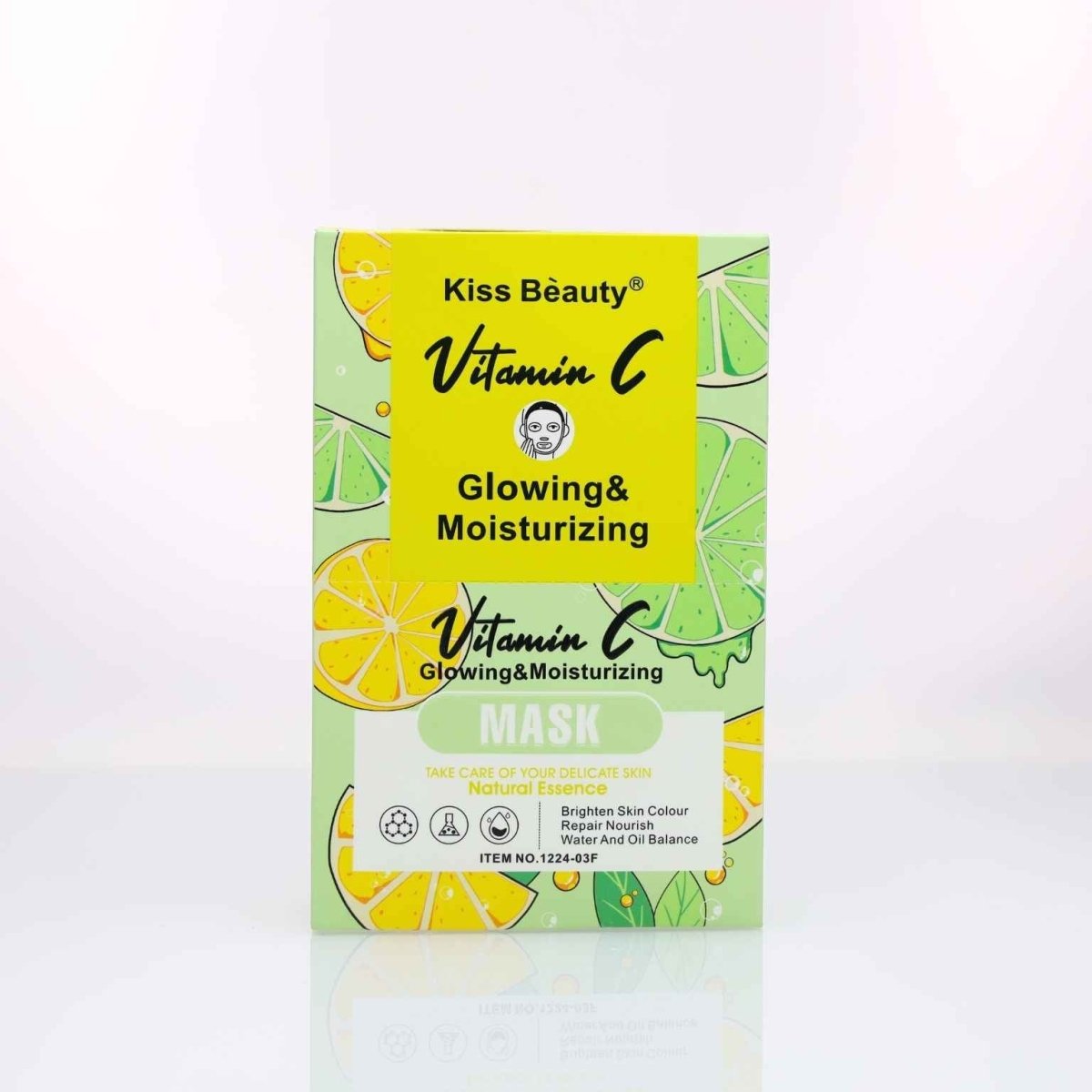 Kiss Beauty Vitamin C Glowing & Moisturizing Face Mask - Bellabae -
